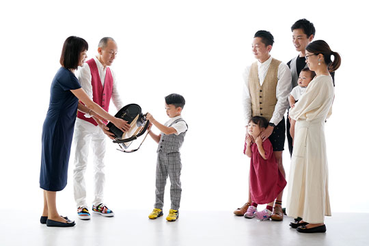 特別な記念日を本格スタジオで